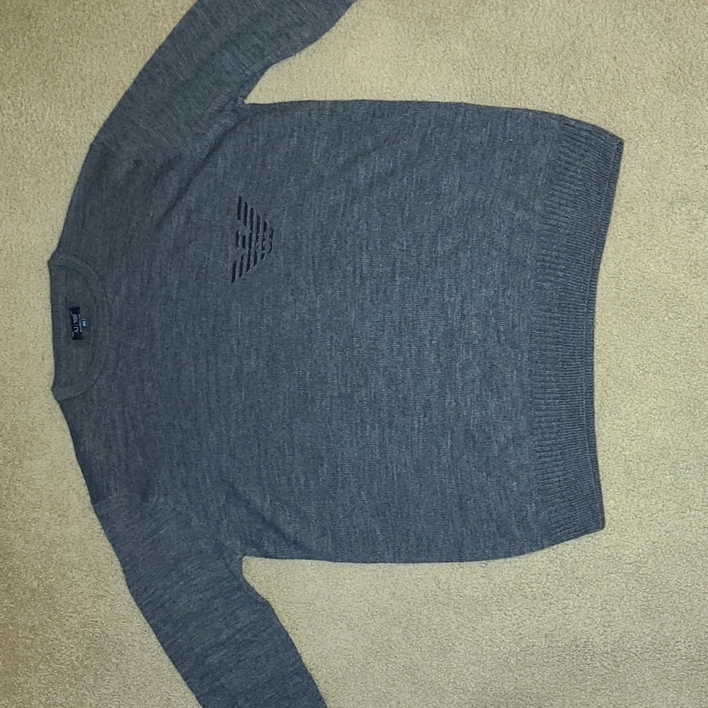 Armani Jean's Grey Mens Sweater. Size 3XL